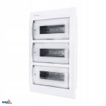 Potinkinė elektros skydinė 3x12, Ip40, 36n+36pe gnybtai