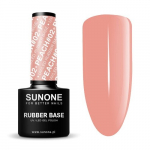 Gelinė nagų bazė SUNONE Peach 02 hibridinė, stiprinanti, 5 ml