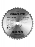 Graphite diskinis pjūklas medienai 315mm, 40 dantų, 30mm skylė