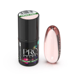 Hibridinis nagų lakas Excellent PRO Pro Colors permatoma smėlinė spalva, be HEMA, 7 g