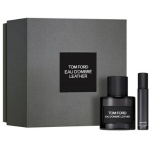 Dovanų rinkinys Tom Ford Eau d&rsquo;Ombre Leather Amber Leather kvapas 50 ml EDT + 10 ml miniatiūra