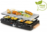 Raclette aparatas - DOMO - DO9262G - 8 asmenims - Kepimo akmuo - Grilis - 1400 W