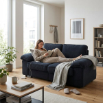 Dvivietė sofa su daiktadėže