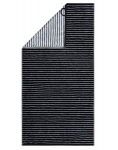 Vonia rank&scaron;luostis CAW&Ouml; juoda ir balta &scaron;achmatų ra&scaron;to 80x150 cm medvilnė