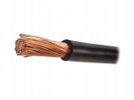 Juodas Lgy 1mm&sup2; instaliacinis laidas, 1 metras