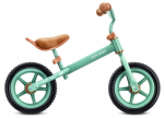 Vaiki&scaron;kas balansinis dviratukas 12 colių, 2&ndash;3 metų vaikams, lengvas, 2,5 kg Molto STRADA, žalsvai-salotinė spalva, juodi ratai