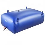 Vandens saugojimo talpa, 150x90x46 cm, mėlyna, PVC sulankstoma
