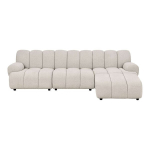 Modulinė sofa Taza 275x95x77 cm smėlio