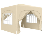 Paviljonas 3x3 m, vandeniui atsparus, UV50+, pop-up, 4 sienos, sulankstomas