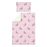 Kūdikių lovytės patalynė Albero Mio Blossom World C014 2 dalių mink&scaron;ta patogi