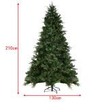 210cm LED dirbtinė eglutė su stoveliu, 210cm LED dirbtinė eglutė su stoveliu