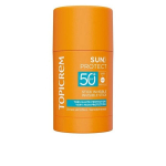 Apsauginis kremas-pie&scaron;tukas Topicrem Sun Protect nematomas pie&scaron;tukas SPF50+ veidui ir jautrioms vietoms, atsparus vandeniui