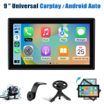 1din 9 colio universalus automobilių radijas Junsun palaiko belaidį carplay & Android auto gps navigaciją usb wifi fm