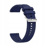&bdquo;BestAccessories" silikoninis laikrodžio dirželis 18 mm H. Watch GT6 / GT5 / GT4 41mm, tamsiai mėlynas
