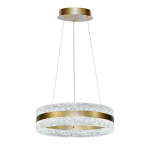 Pakabinamas &scaron;viestuvas Candellux Castillo 40 auksinis LED 24W keičiamos spalvos