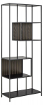 Lentyna Seaford, 77x35x185 cm, juoda