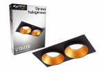 MasterLED įmontuojamas LED &scaron;viestuvas Taris Gold 5282, juodos/aukso spalvos