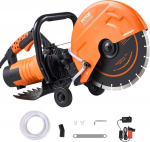 Elektrinis betono pjūklas su &scaron;lapio pjovimo funkcija 305mm 2800W, 305mm 2800W