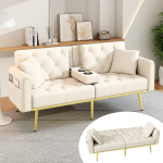 Dvivietė sofa-lova, reguliuojama, su laikikliu, 175 cm, 1 vnt