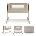 Pristatoma lovytė Kinderkraft Nestee Grow 2, 93.5x52 cm, smėlio spalvos
