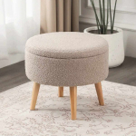 Pufas Berlin Wellsoft, smėlio spalvos