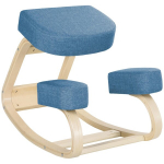 Ergonominė kėdė kelio atramai, reguliuojamo auk&scaron;čio, iki 120 kg, mėlyna