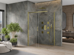 Mexen Omega stumiamojo du&scaron;o kabina 100 x 80 cm, skaidri, auksinė - 825-100-080-50-00