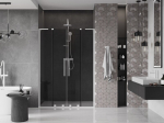 Mexen Velar L Duo stumdomos du&scaron;o durys 160 cm, grafitas, baltos - 871-160-003-42-20, 160x200