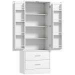 Virtuvės spintelė 60x40x159 cm Balta MDF