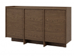 Trijų durų indauja Japandi K3D, 151x38x89.3 cm, ruda