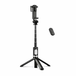 Asmenukių lazda ("Selfie sticks") Ne&scaron;iojamas selfie lazdės trikojis, su nuotolinio pultu, 1 vnt.