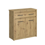 Komoda Mebelbos Ayson 2d1s, 86,6x36,2x91,2 cm, ruda
