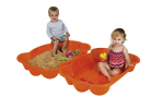 Plastikinė krabo formos smėlio dėžė - baseinas 96 x 68 x 18