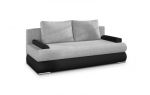 Sofa NORE Milo, &scaron;viesiai pilka/juoda