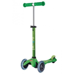 Triratis paspirtukas Micro Mini Deluxe LED Green
