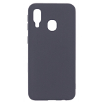 Evelatus Soft Touch Silicone Case, skirtas Samsung Galaxy A40, juodas