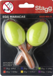 Plastikiniai marakasai Stagg EGG-MA S/GR