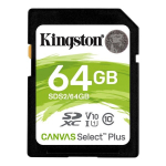 Atminties kortelė Kingston CANVAS Select Plus 64GB SDS2/64GB
