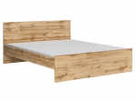 Lova BRW Nuis 160x200 cm, ruda