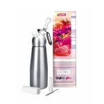 &Scaron;ifonas chantilly IBILI - 0,5 L - Aliuminis - Maisto kontaktams - Pristatoma su dviem antgaliais