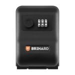 Kodinė dėžutė raktams Brihard Key Lock Box XL