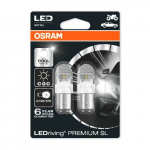 LED lemputės P21/5W, 2W, 12V, 6000K, LEDriving Premium SL serija