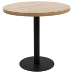 Bistro staliukas, &scaron;viesiai rudos spalvos, 80 cm, MDF, Ruda