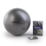 Gimnastikos kamuolys Original Pezzi Gymnastik Ball Maxafe 53 cm, juodas