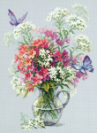 Siuvinėjimo rinkinys Magic Needle "Phlox and Yarrow" 100-081