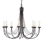 Pakabinamas &scaron;viestuvas Elstead Lighting Carisbrooke CB8-BLACK