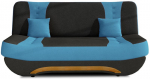 Sofa NORE Ewa II, mėlyna/juoda