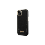 Guess iPhone 14 Plus 6,7 GUHCP14MHGCRHK black HC PU Croco Metal Outline