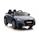 Vienvietis vaiki&scaron;kas elektromobilis Audi TTRS, &scaron;viesiai mėlynas