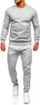 Sportinis kostiumas vyrams J.Style Fleece Grey 68C10380-2, pilkas